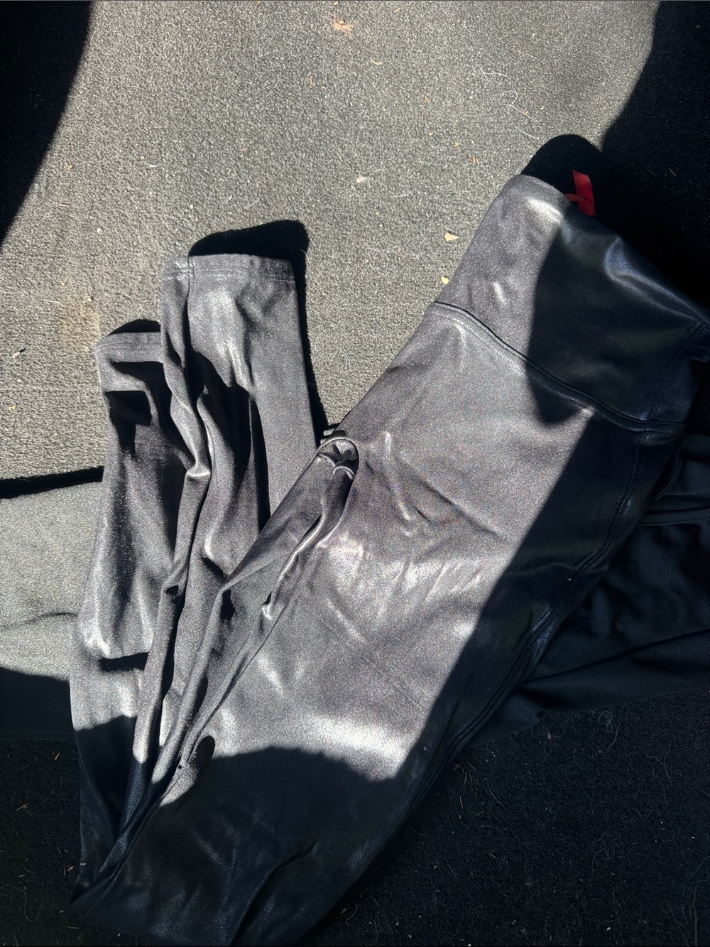Black Faux Leather Leggings
